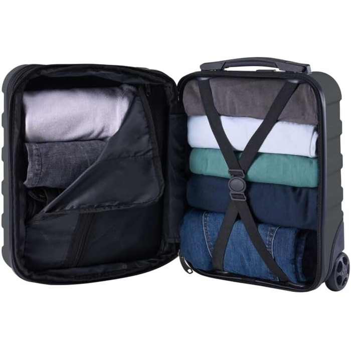 Валіза для ручної поклажі Cabin Max Luggage Trolley 40x30x20 см, 24л, Graphite