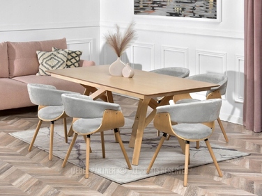 Стілець Mebel-Partner, тканина, сірий, 1 шт.