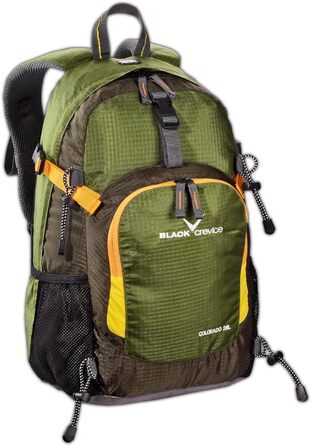 Рюкзак для туризму Black Crevice Colorado 28 л, похідний, outdoor, синій/червоний/зелений/чорний