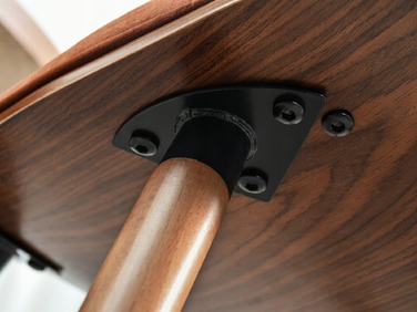 Стілець Mebel-Partner, коричневий велюр, 1 шт.
