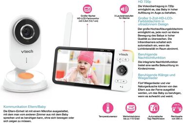 Відеоняня VTech VM320 з дисплеєм 2.4
