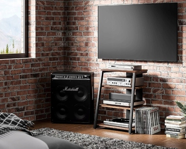 Стійка Hi-Fi на 4 рівні для вінілового програвача, PS5, Xbox, PS4 та акустичних систем — сучасний дизайн