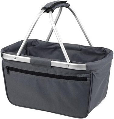 Кошик для покупок BASKET Standard, сірий, пластик