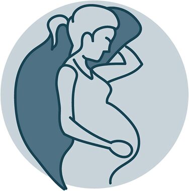 Гіпоалергенна подушка для годування та сну Rotho Babydesign Multi 190x35 см, безшумна, для вагітних і мам, машинне прання, дизайн Natural Leaves