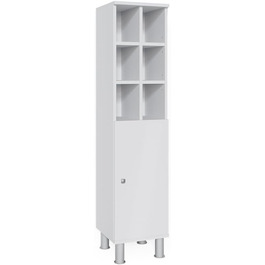 Пенал для ванної Vicco Fynn білий 30x130,6 см, велика дверцята