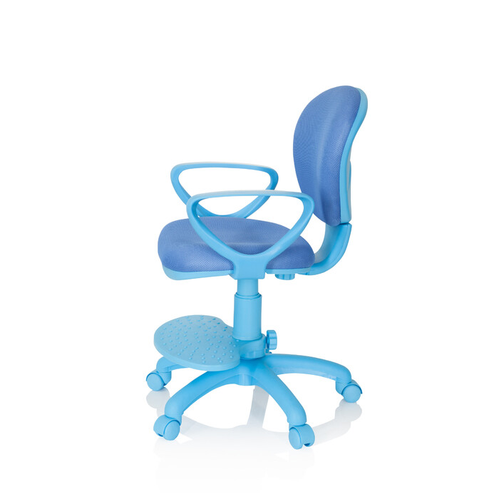 Дитячий стілець / дитячий письмовий стілець KID COLOUR тканина синій hjh OFFICE