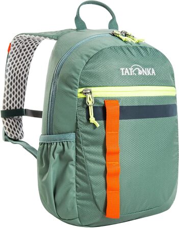 Дитячий рюкзак Tatonka Husky JR 10 л Sage Green з світловідбивачами та сидінням, для хлопчиків і дівчаток від 4 років
