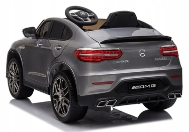 Дитячий електромобіль Mercedes GLC 63S (4x4, 12V 9Ah) — сріблястий, лакований