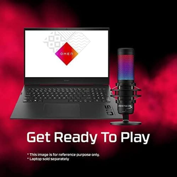 HyperX QuadCast S – RGB USB конденсаторний мікрофон для ПК, PS4, Mac, із захистом від вібрацій та ударів, поп-фільтром, для ігор, стрімінгу, подкастів, Twitch, YouTube, Discord