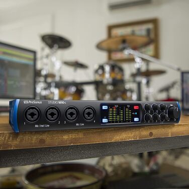 Аудіоінтерфейс PreSonus Studio 24c USB-C для запису, стрімінгу та подкастингу з програмним пакетом Studio One Artist та Ableton Live Lite