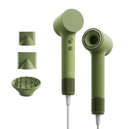 Фен для волосся Laifen Air Pro, швидкість повітряного потоку 20 м/с, легкий (299 г), колір: джунглі-зелений