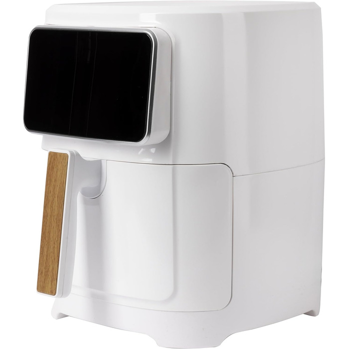 Аерофритюрниця Bergner Naturally 6.9L 1800W з керамічним покриттям, 8 програм, без PFAS, біла