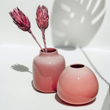 Ваза для квітів Villeroy & Boch Perlemor Coral Drop 14,5x14,5x13 см коралова