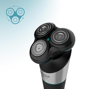 Електрична бритва Cecotec Precisioncare Multigrooming 5-в-1: 70 хв, сталеві леза, IPX6 водонепроникна, для дому та подорожей