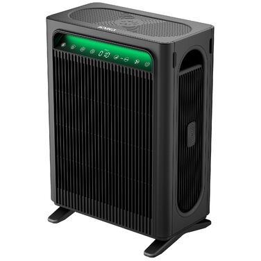 Очищувач повітря KNKA APH4000 для курців та власників тварин, CADR 400м³/год, до 120м², подвійний HEPA-фільтр, смарт-сенсор, чорний