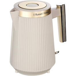 Електричний чайник Russell Hobbs Brontë Stone 1.7L, 2400W з матовим дизайном та золотистими акцентами