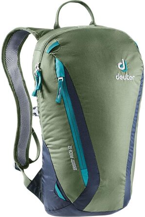 Рюкзак Deuter Gravity Pitch 12 л унісекс, хакі-синій, для скелелазіння, 44x24x14 см