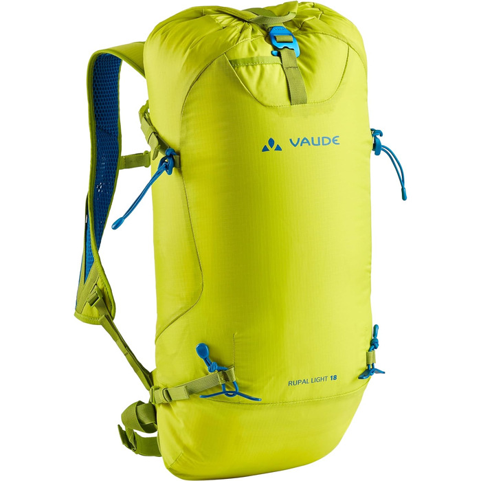 Унісекс рюкзак для походів VAUDE Rupal Light 18 л, яскраво-зелений, універсальний розмір