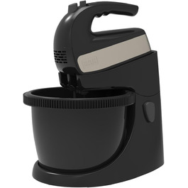 Кухонний міксер BLACK+DECKER BXMXA500E, 500 Вт, 2,5 л, 5 швидкостей, турбо, знімна чаша, насадки для замішування і збивання