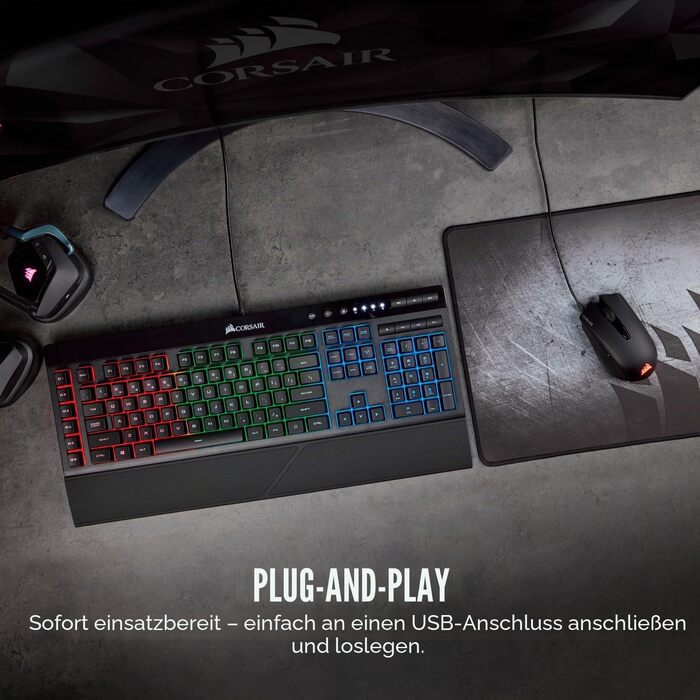 Ігрова миша Corsair Harpoon PRO RGB FPS/MOBA, оптична, дротова, чорна