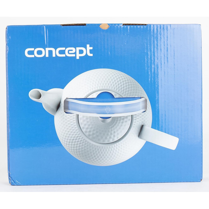 Електрочайник керамічний Concept Golf RK0050, 1.2 л, 1000 Вт, бездротовий, 3D-дизайн м'яча для гольфу