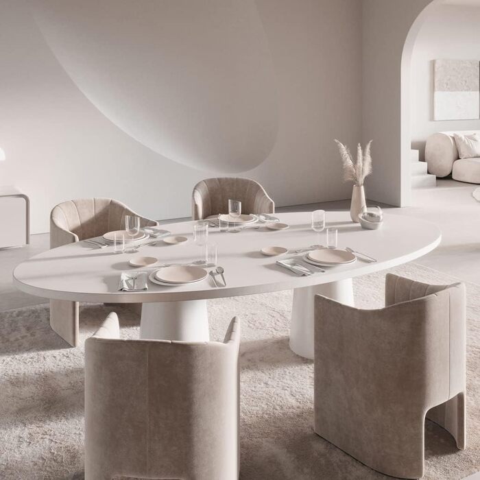 Сервіз столовий Villeroy & Boch NewMoon бежевий, 12 предметів, порцеляна преміум, тарілки 27 см та 24 см для 6 осіб