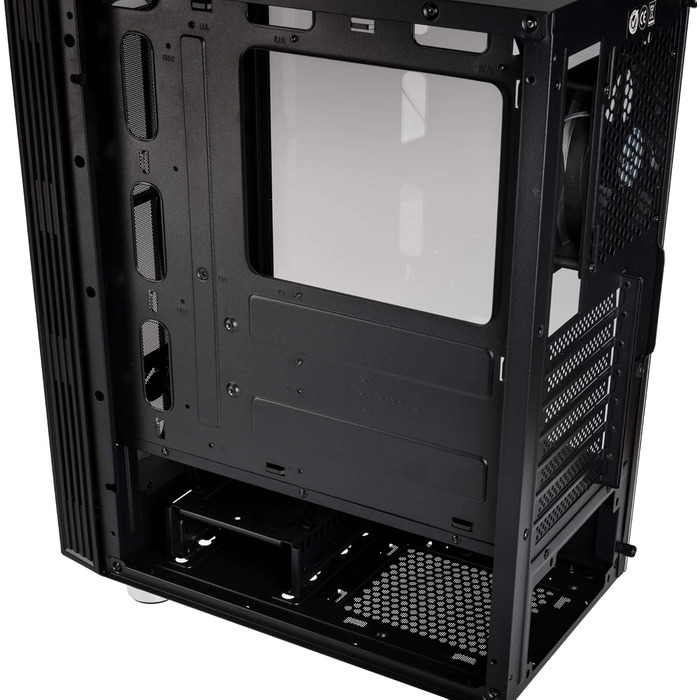 KOLINK Nimbus Midi-Tower ATX RGB комп'ютерний корпус чорний, корпус для ПК з підсвіткою, підтримка водяного охолодження