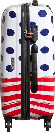 Валіза American Tourister Disney Legends Minnie Blue Dots, синя з крапками, для подорожей