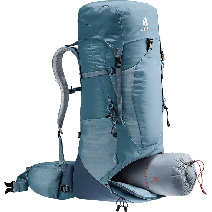 Рюкзак для трекінгу Deuter Aircontact Lite 40+10 л, легкий, атлантик-інк, однотонний