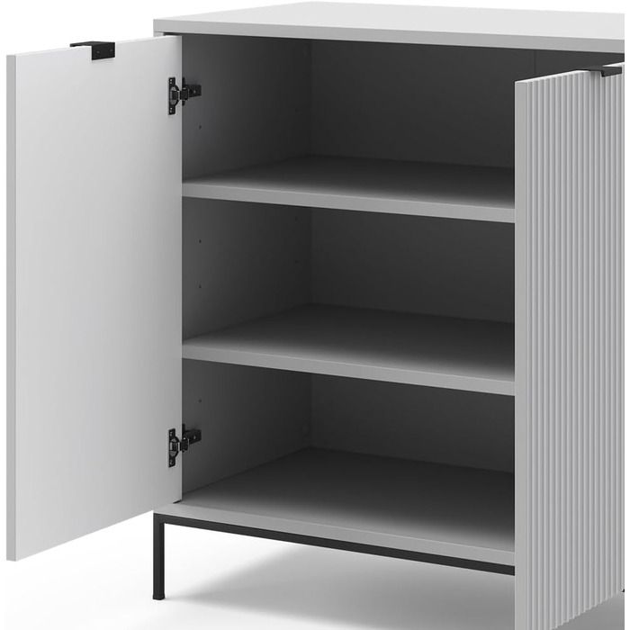 Комод Vicco Eliza сірий 80x81,2 см з 2 дверцятами