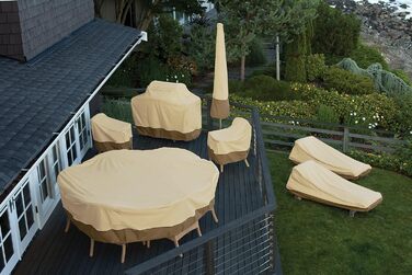 Чохол для гриля Classic Accessories Veranda, водонепроникний, для малих BBQ-грилів, 97x56x112 см, колір Pebble/Bark/Earth
