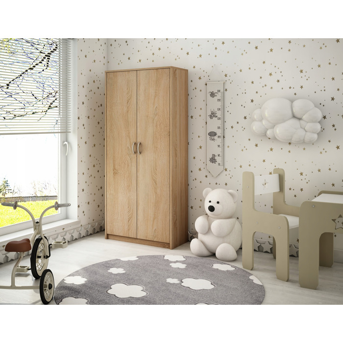 Стелаж Matkam 74 x 180 x 35 см, дуб сонома