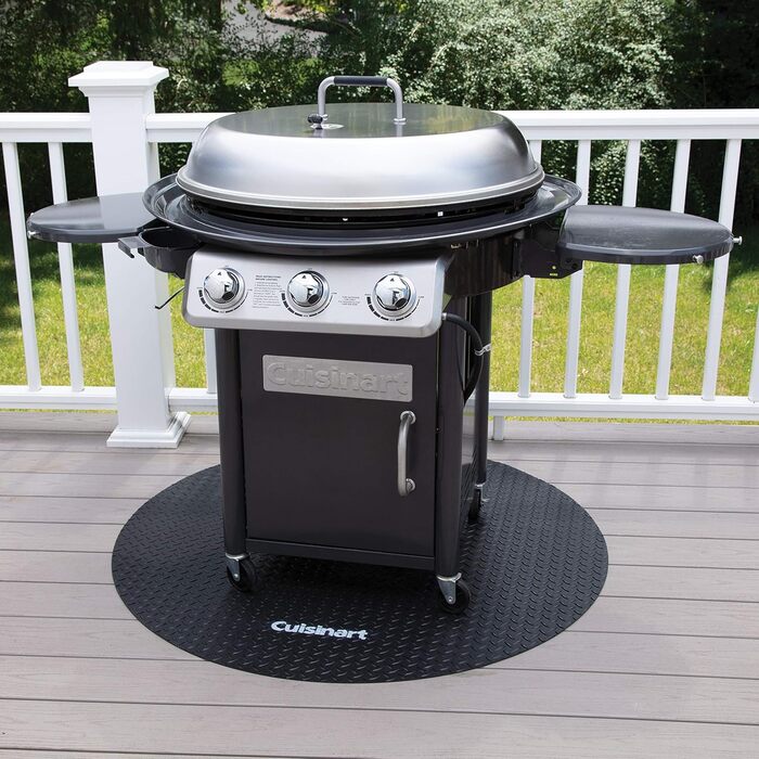 Килимок для гриля Cuisinart CGMT-046, круглий, 116,8 см, чорний
