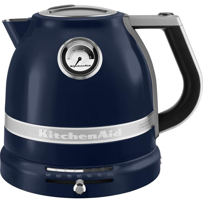 Електрочайник KitchenAid Artisan 1,5 л з регулюванням температури, чорний, Ink Blue