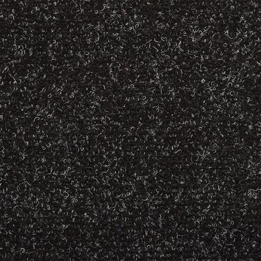 Комплект сходових килимків vidaXL 10 шт, чорні, 65x21x4 см, самоклеючі, голкопробивний фліс, захист для сходів