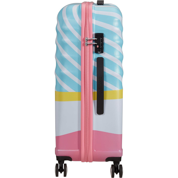 Валіза American Tourister Wavebreaker Disney Minnie Pink Kiss 67 см, 64 л, багатобарвна, спінер