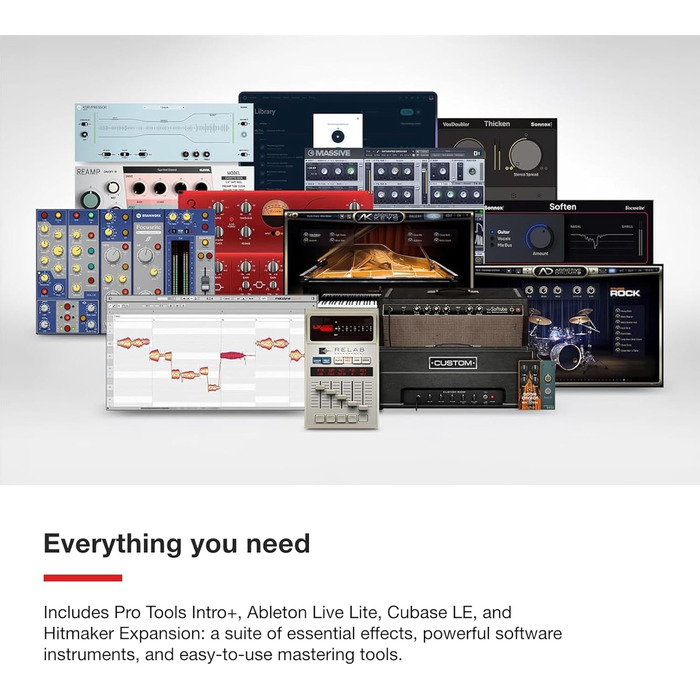 Focusrite Scarlett Solo 4 (4th Gen) USB аудіоінтерфейс для гітаристів, вокалістів та продюсерів - студійна якість звуку + ПО