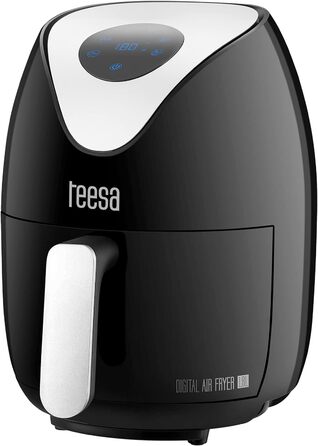 Цифрова аерофритюрниця TEESA 1.8 л, без олії, чорна
