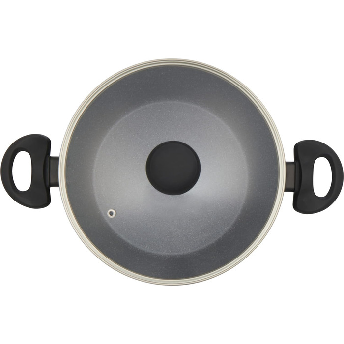 Каструля Russell Hobbs Metallic Marble 24 см, 2 л, антипригарна, для індукції, з кришкою з гартованого скла, м’які ручки