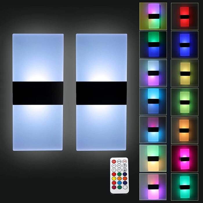 Настінний LED світильник VOMI з акумулятором, USB зарядка, димер, сенсорне керування, 3 рівні яскравості, тепле біле світло 3000K, чорний, для спальні, 2 шт.