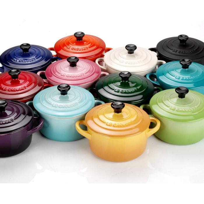 Le Creuset Міні-кокот із кам'яної кераміки, 200 мл, 10x5 см, бірюзовий