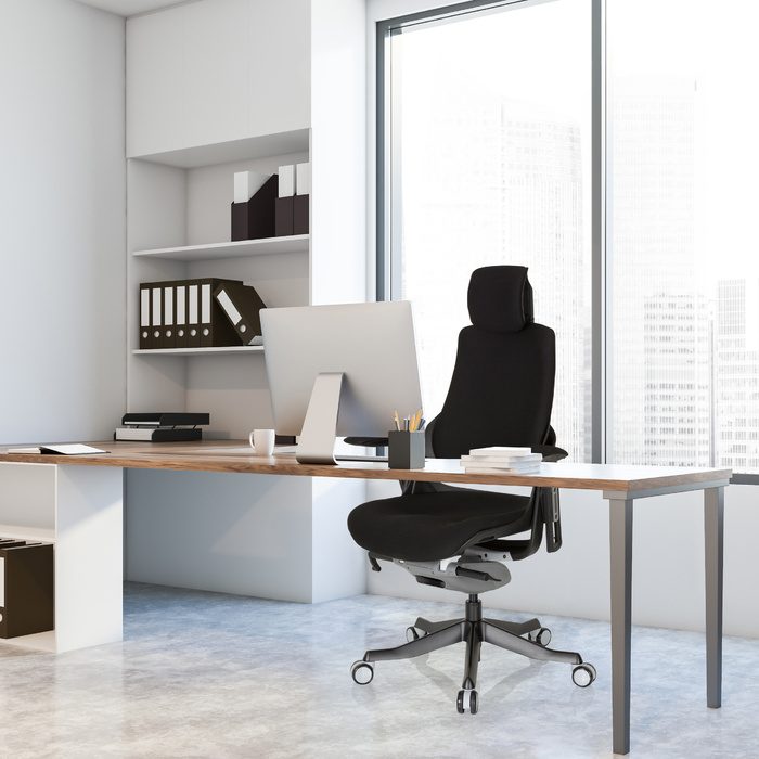 Офісне крісло / Обертове крісло SPEKTRE BLACK Тканина Black hjh OFFICE