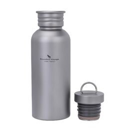 Фляга Titan Boundless Voyage Ti3002D-750ML для спорту, кемпінгу та туризму. Титанова, 750 мл