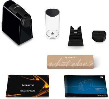 Кавомашина Nespresso DeLonghi Essenza Mini EN85.R чорного кольору