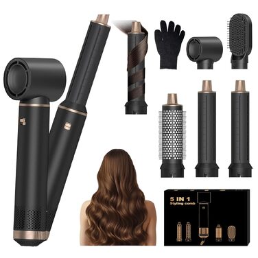 Airstyler 5 в 1 з автоматичним завивачем та насадкою-щіткою для об'єму, локонів та вирівнювання волосся (EU)