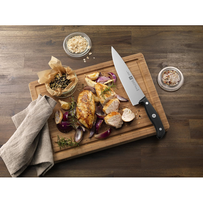 Набір ножів Zwilling Gourmet 6 предметів, нержавіюча сталь, срібно-чорний, 38 x 28 x 28 см
