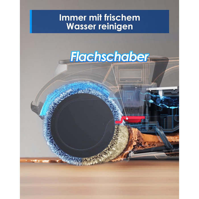 Tineco Floor ONE NASS Trockensauger: Потужний акумуляторний пилосос 2-в-1 з гарячим повітрям для сухого та вологого прибирання (iFLOOR 5 Breeze Complete)