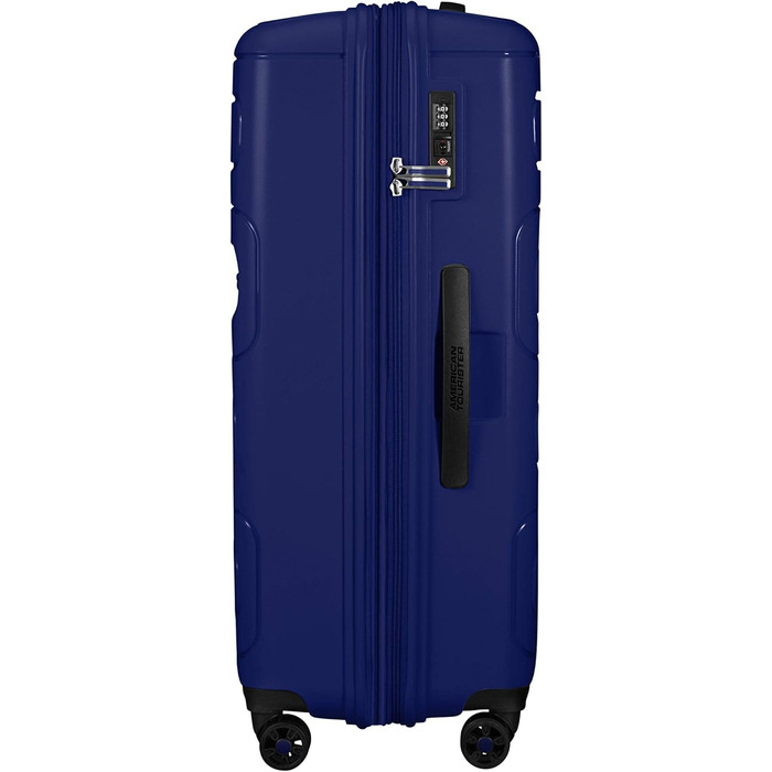 Валіза American Tourister Sunside Spinner L, розширювана, 77 см, 106/118 л, синя (Dark Navy)