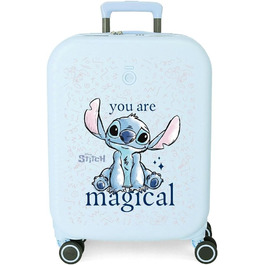 Дитяча валіза-кабінка Joumma Bags Disney Stitch 'You Are Magical', ABS, легка, з кодовим замком, блакитна