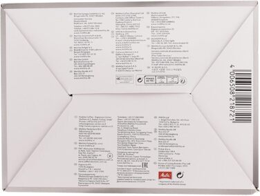 Кавоварка Melitta Easy з фільтром, скляною колбою, антикрапельною системою, на 10 чашок, біла
